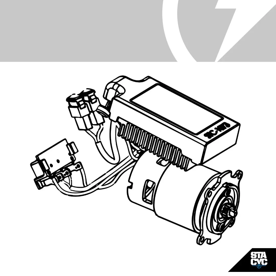 Stacyc - Replacement Motor And Esc for 12eDrive