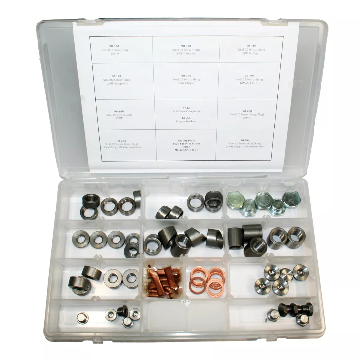 STAINLESS STEEL 02 BUNG/PLUG KIT