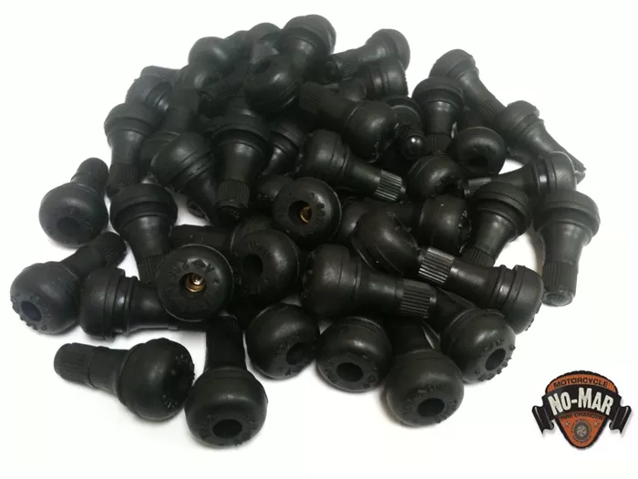 Standard Short Rubber Snap-In Valve Stems [50/PK]