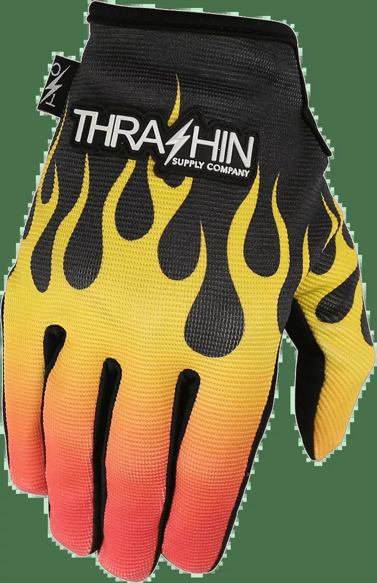Stealth Gloves Flame / Synthetic Palm, Touchscreen Fingers
