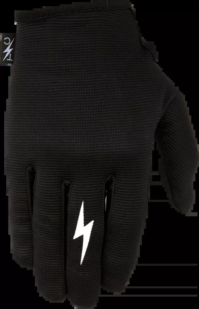 Stealth Leather Palm Gloves - Black - Large