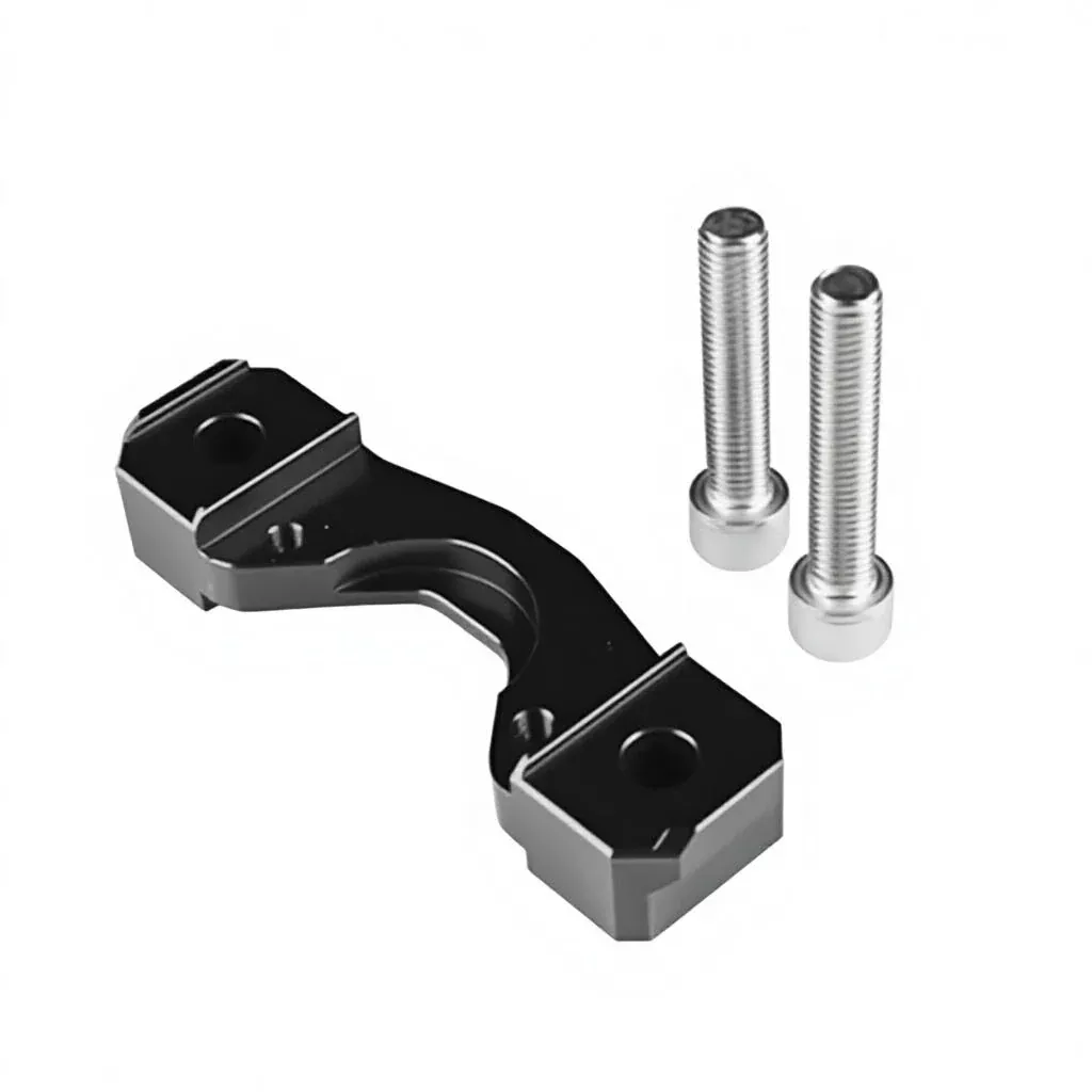 STEM HEIGHTENING SPACER 19mm BLACK WITH BOLTS SUR-RON