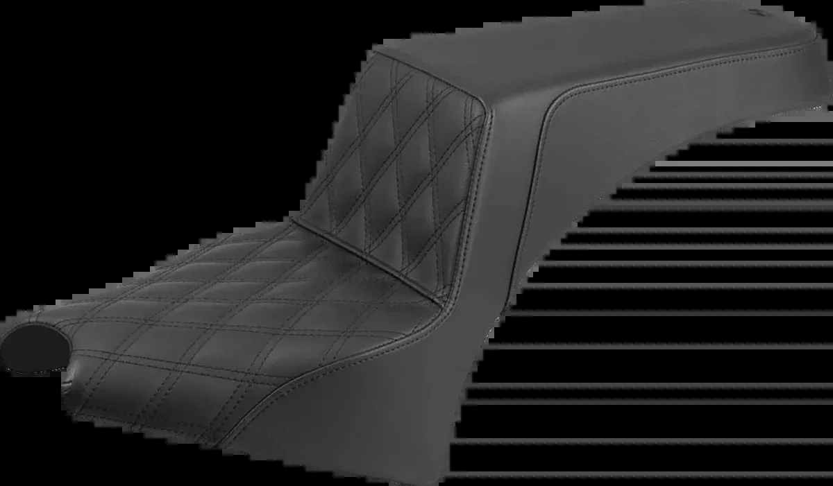 Step-Up Seat - Driver Lattice Stitch - Black - Indian Scout '25