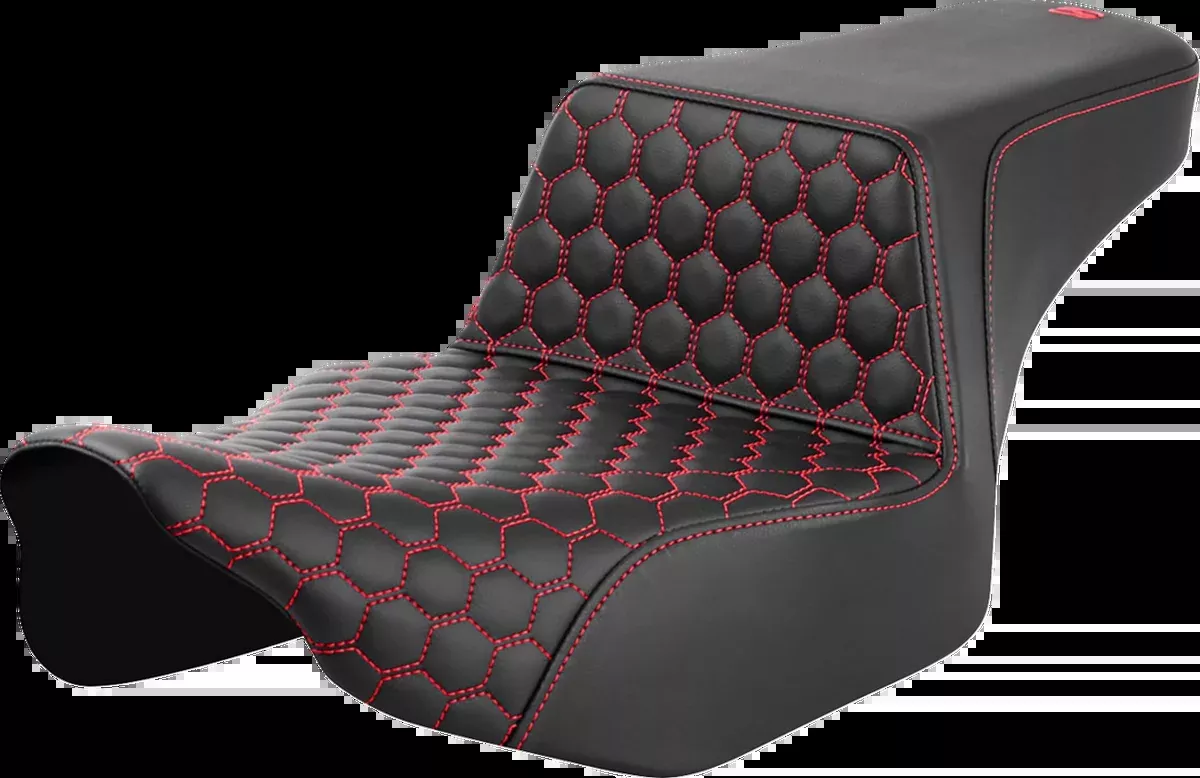 Step-Up Seat - Extended Reach - Front Honeycomb - Red Stitch - FL '23-'24