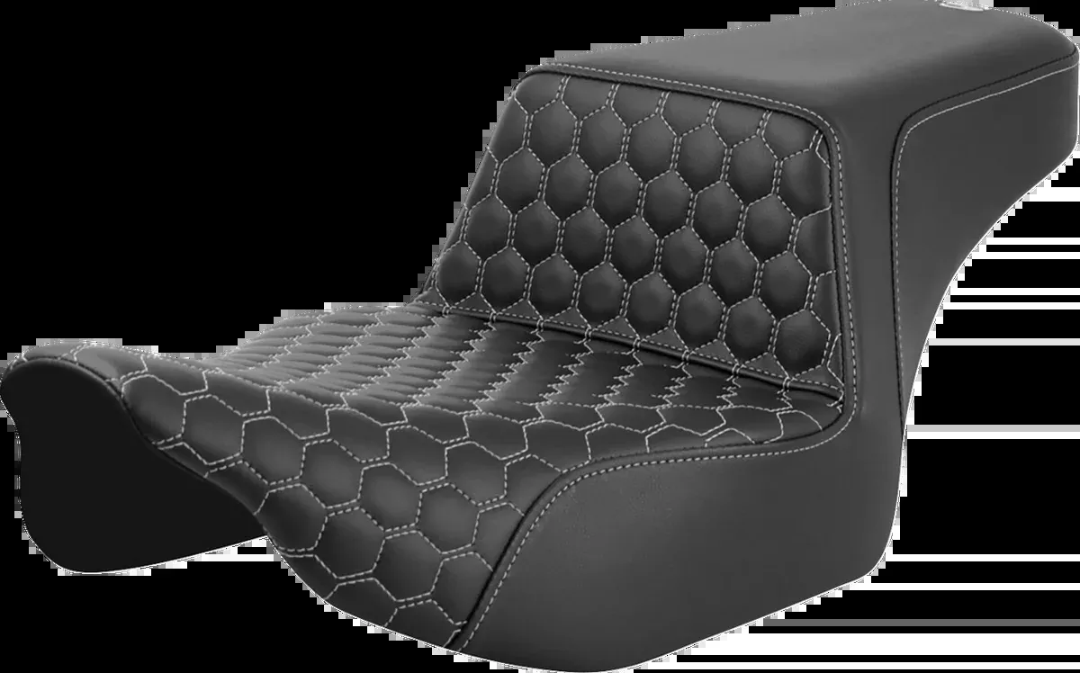 Step-Up Seat - Extended Reach - Front Honeycomb - Silver Stitch - FL '23-'24