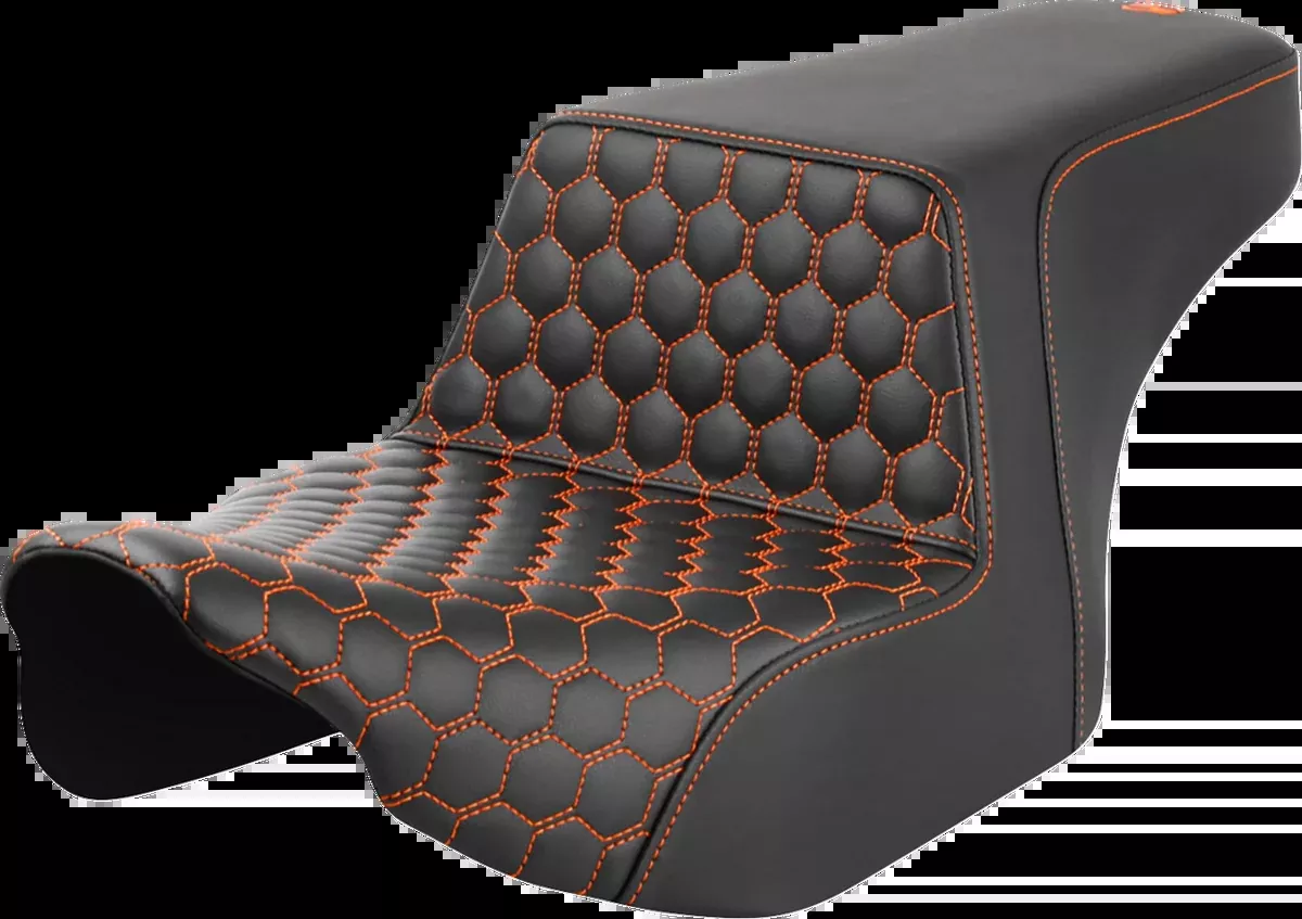 Step-Up Seat - Front Honeycomb - Orange Stitching - FL '23-'24