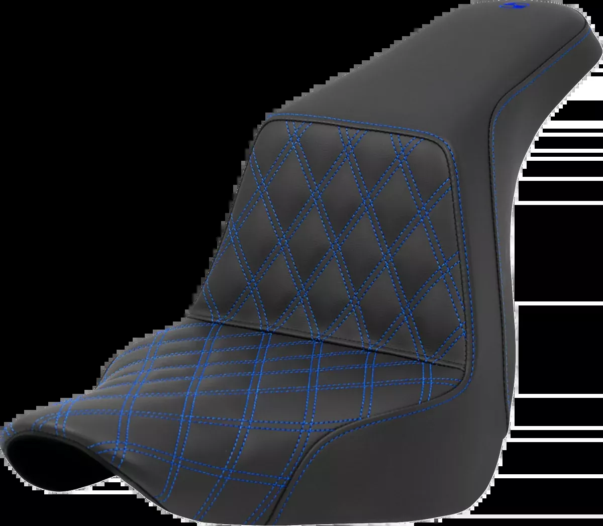 Step-Up Seat - Front Lattice Stitch - Blue Stitch - FXLR/FLSB '18-'24