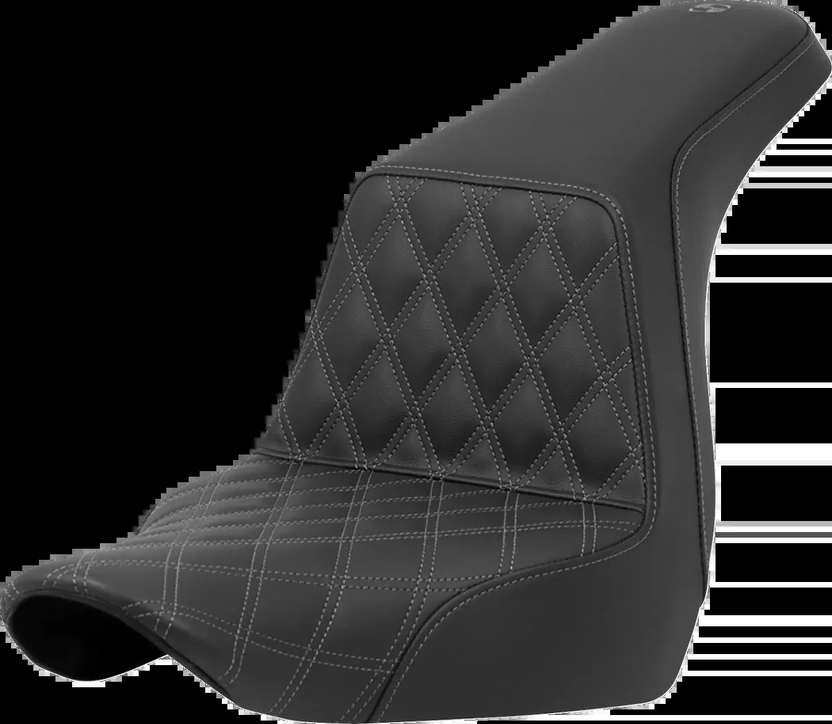Step-Up Seat - Front Lattice Stitch - Gray Stitch - FXLR/FLSB '18-'24