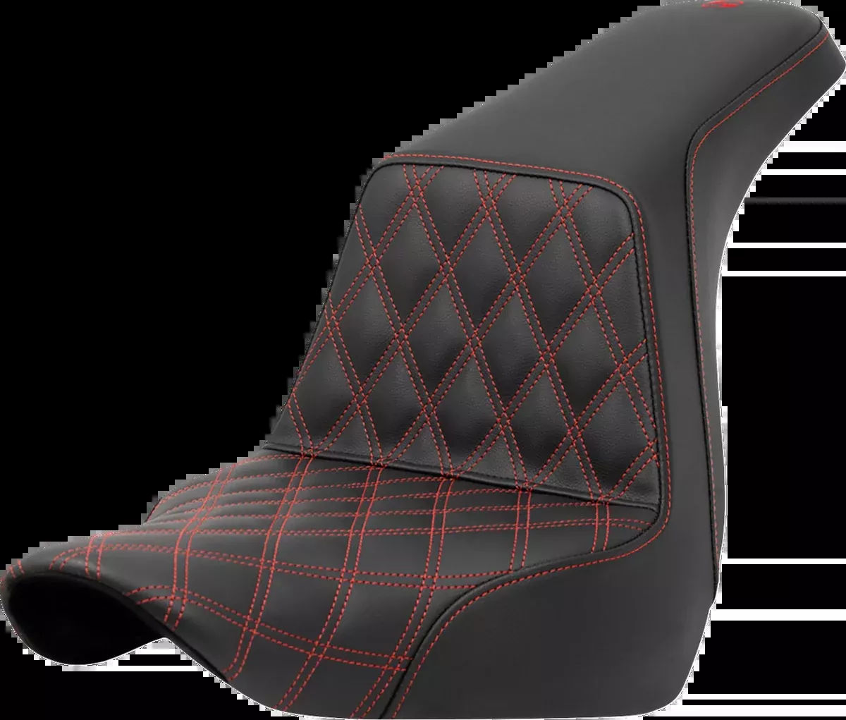 Step-Up Seat - Front Lattice Stitch - Red Stitch - FXLR/FLSB '18-'24