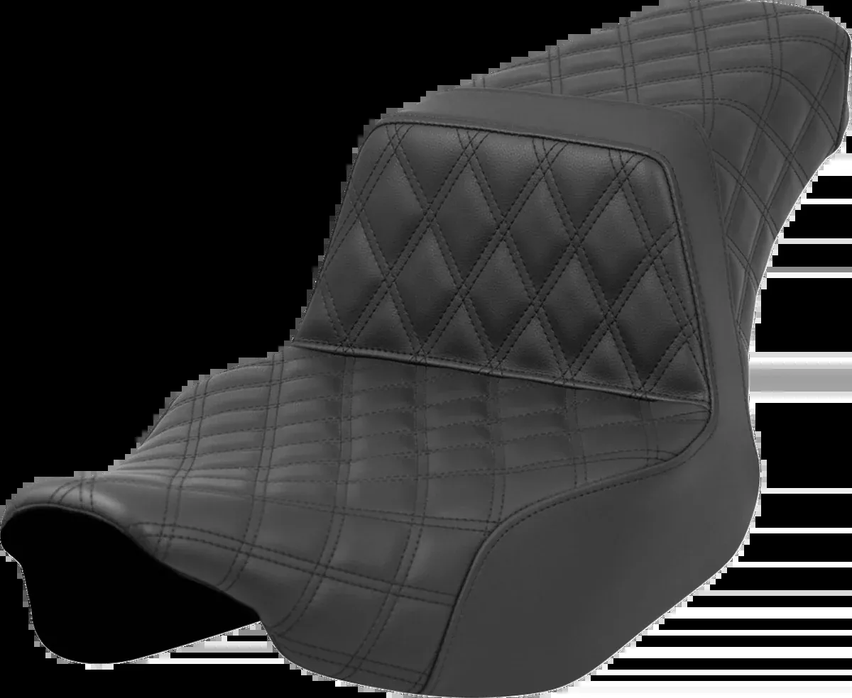 Step-Up Seat - Full Latice Stitch - Black - Extended Reach - FL '23-'24