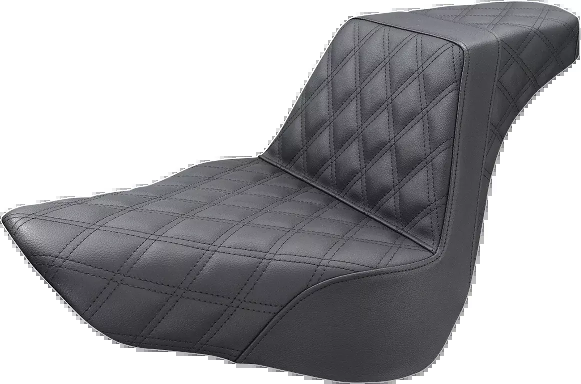 Step-Up Seat - Full Lattice Stitch - Black - FL/FX '18-'24
