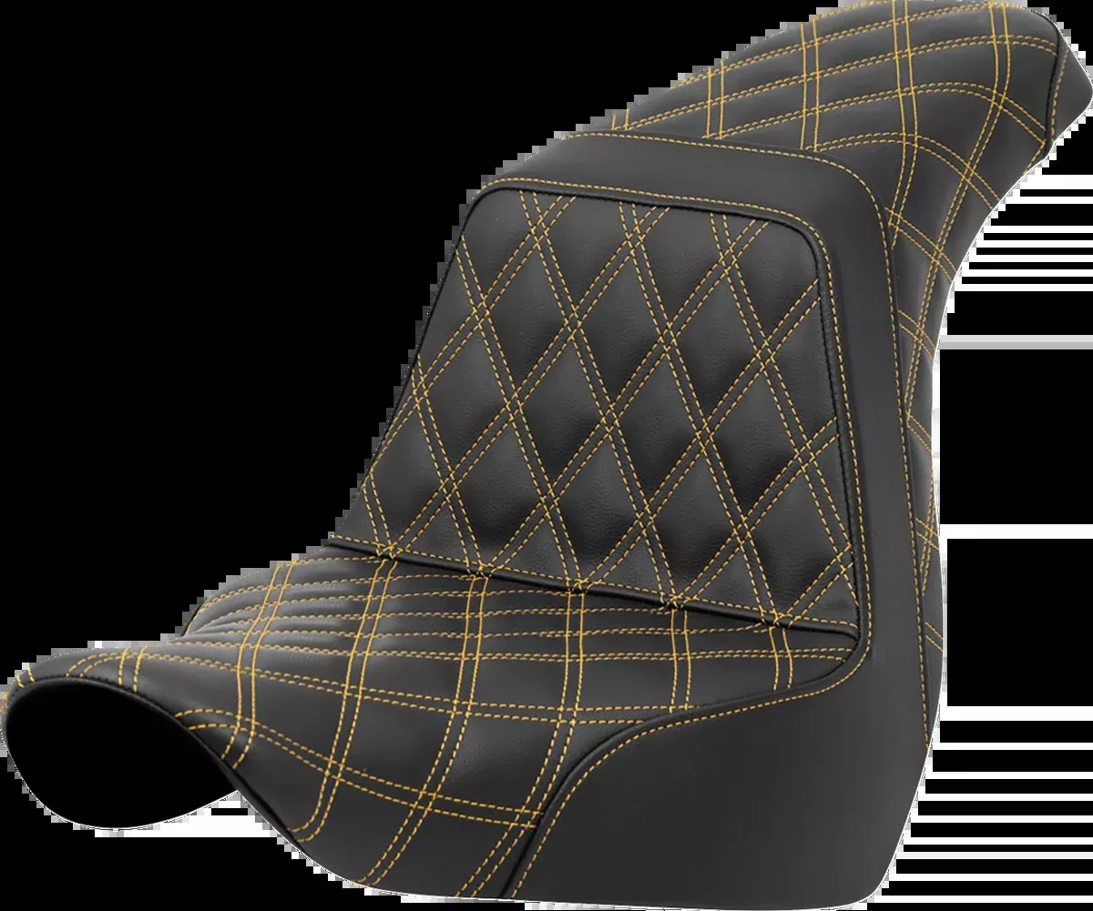 Step-Up Seat - Full Lattice Stitch - Gold Stitch - FXLR/FLSB '18-'21