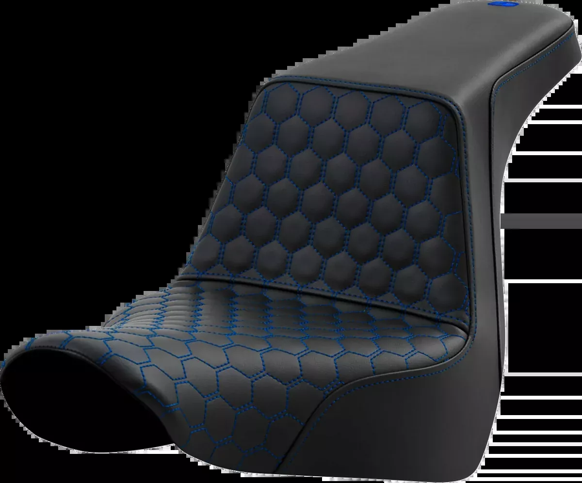 Step-Up Seat - Honeycomb - Blue Stitching - FL/FX '18-'24