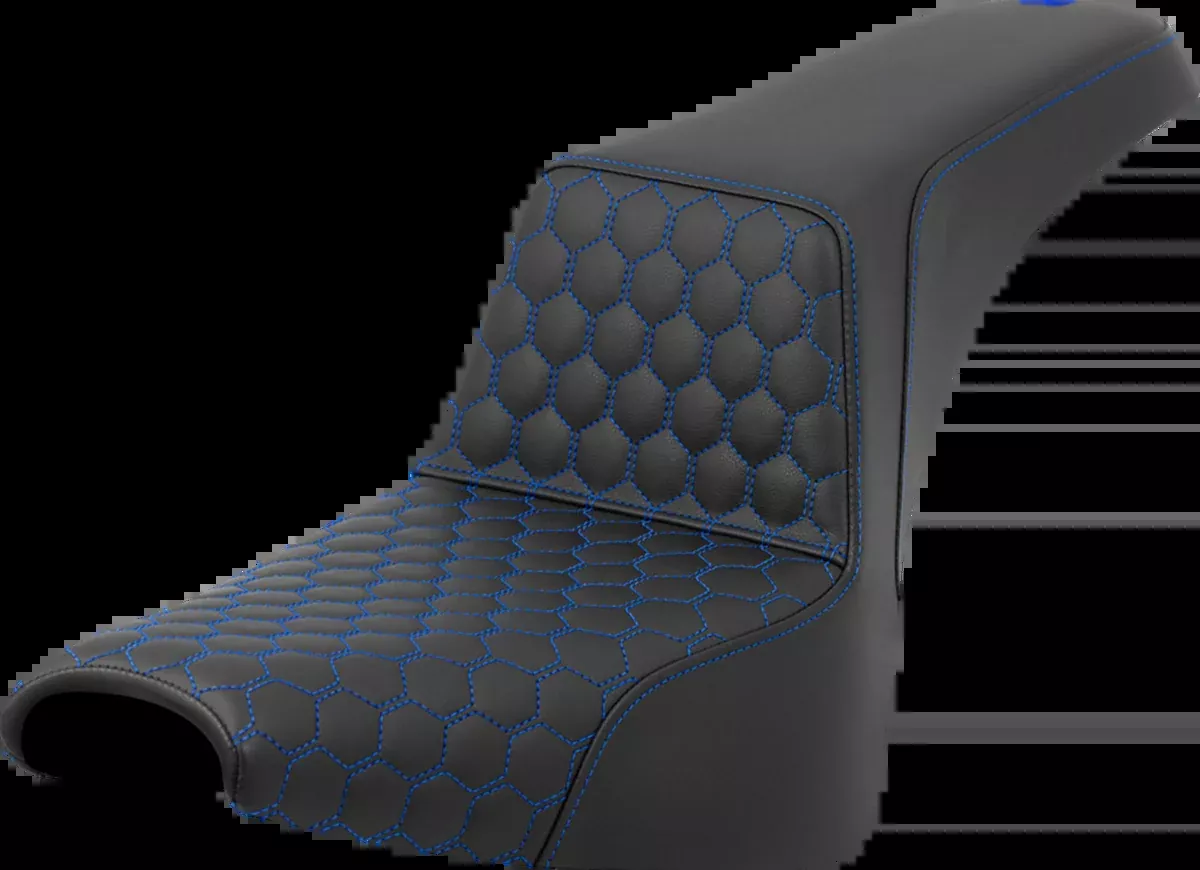 Step-Up Seat - Honeycomb - Blue Stitching - FXBB/FXST '18-'24