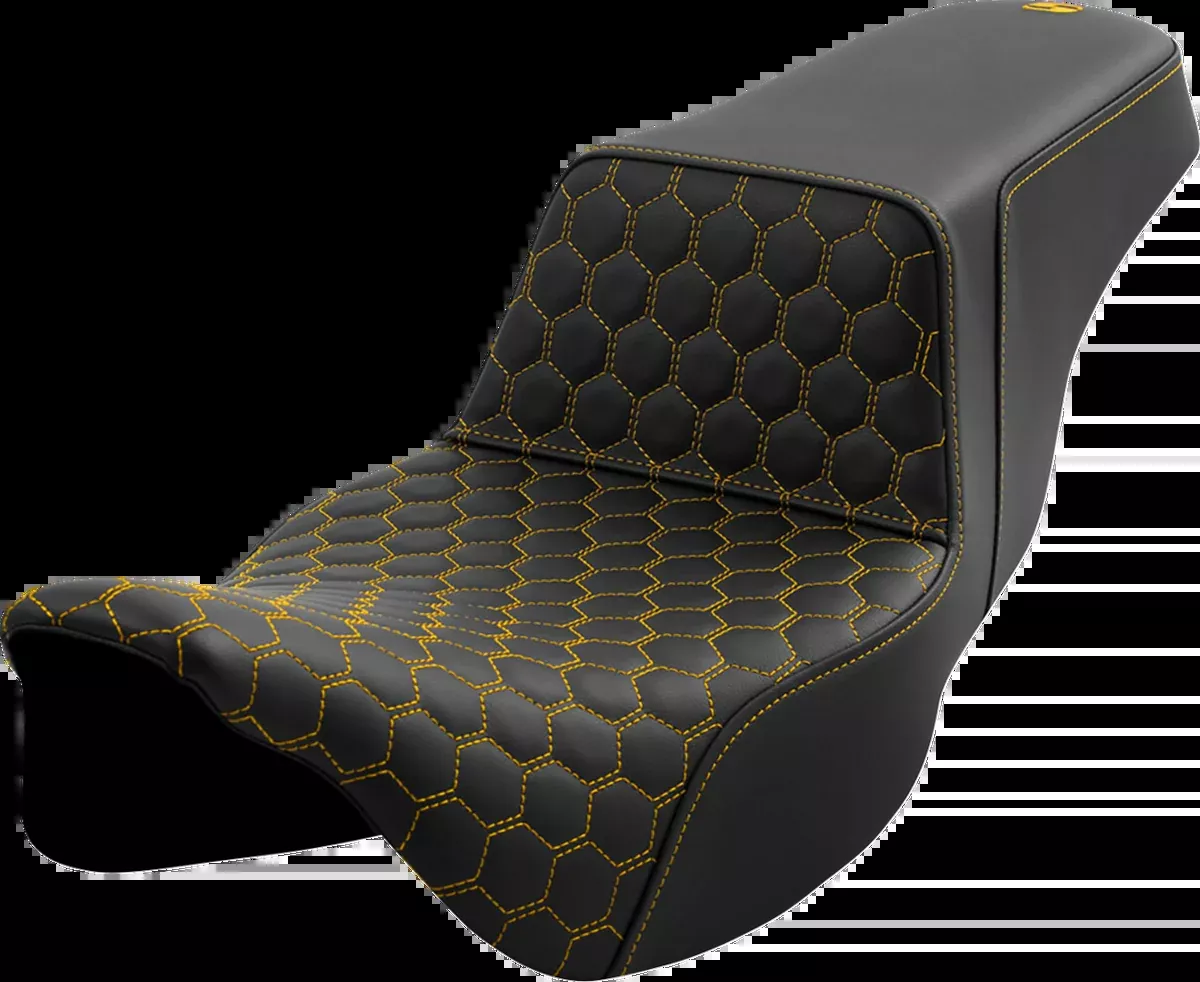Step-Up Seat - Honeycomb - Extended Reach - Gold Stitching - FL '08-'23