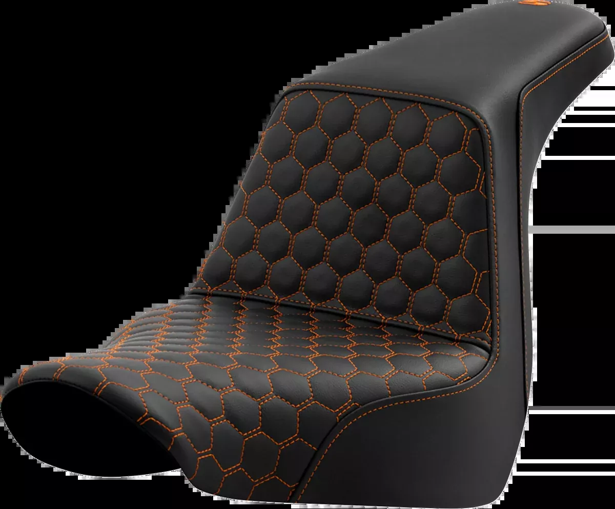 Step-Up Seat - Honeycomb - Orange Stitching - FL/FX '18-'24