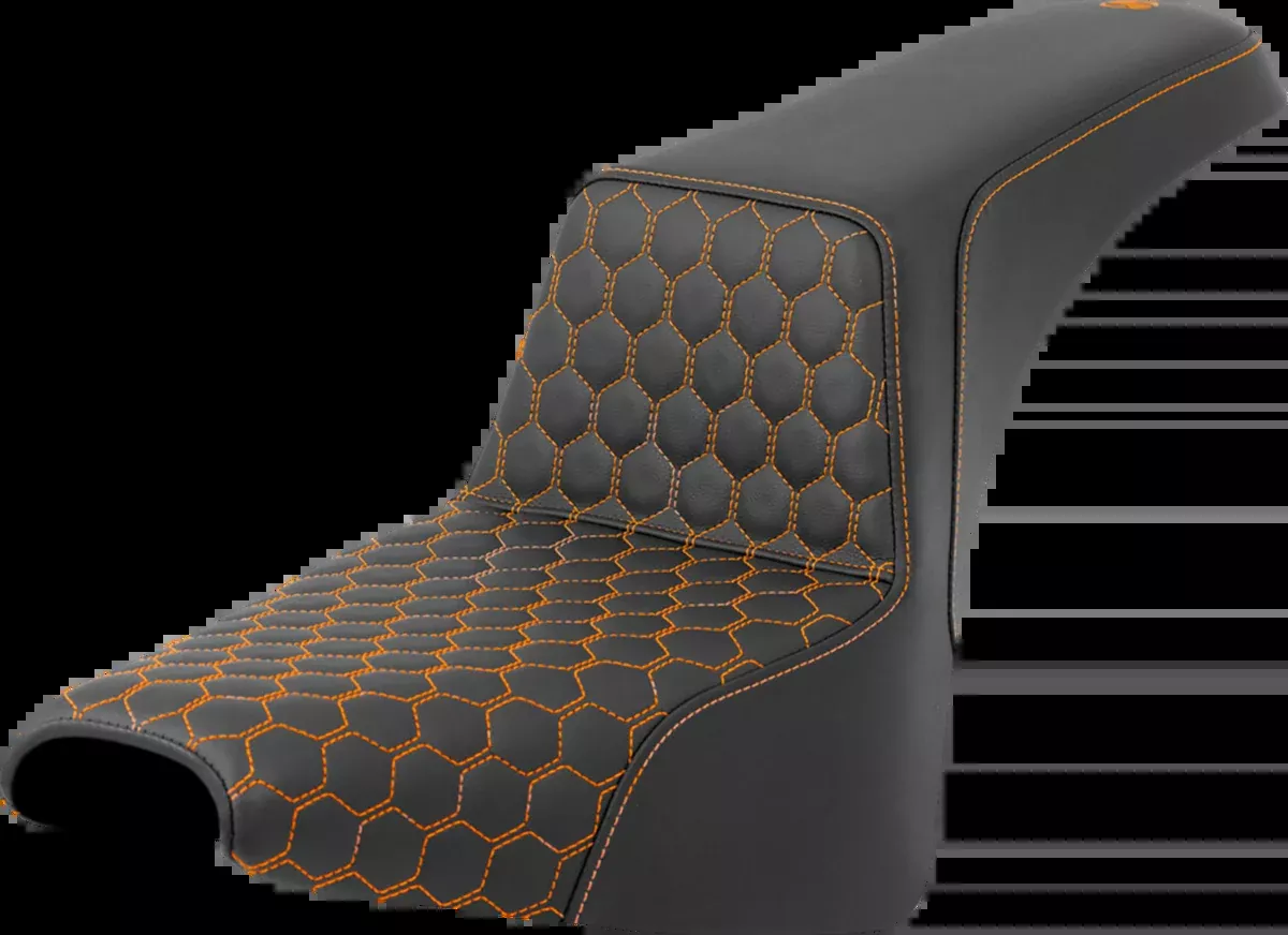 Step-Up Seat - Honeycomb - Orange Stitching - FXBB/FXST '18-'24