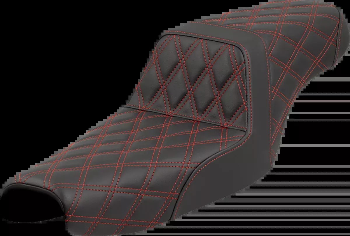 Step-Up Seat - Lattice Stitch - Red Stitch - XL '04-'22