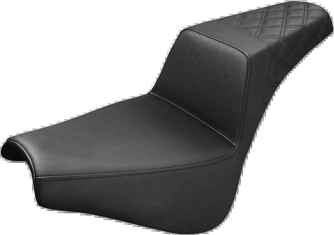 Step-Up Seat - Rear Lattice Stitch - Black - FX '18-'24