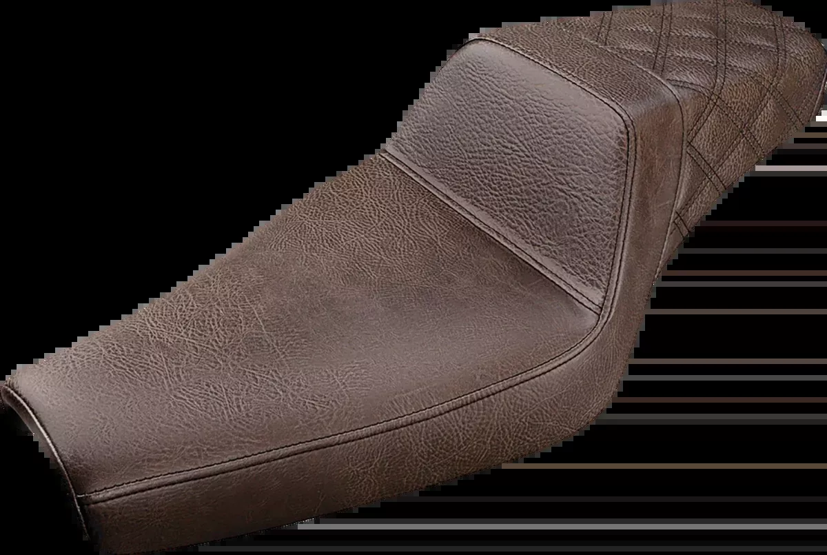 Step-Up Seat - Rear Lattice Stitch - Brown - XL