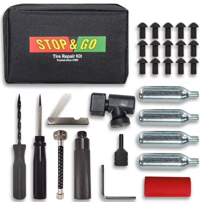 Stop & Go Tubeless Tire Plugger With CO2