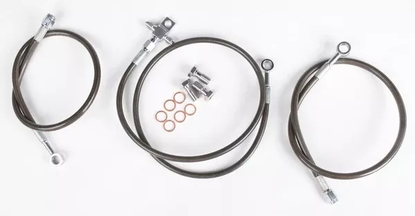 STREAMLINE BRAKELINE FRONT 3-LINE YAM SMK YFZ450-F-SMOKE