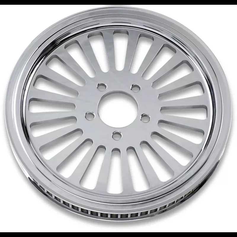 SUPER SPOKE BELT PULLEY CHROME HARLEY DAVIDSON MODELS
