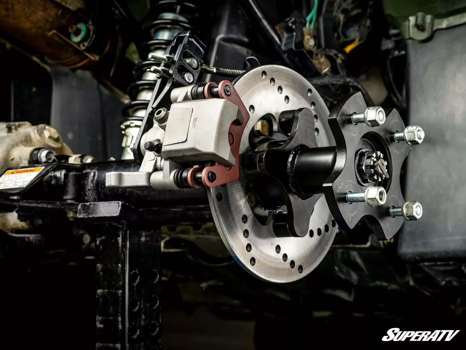 SuperATV Honda Utility ATV Rear Disc Brake Kit