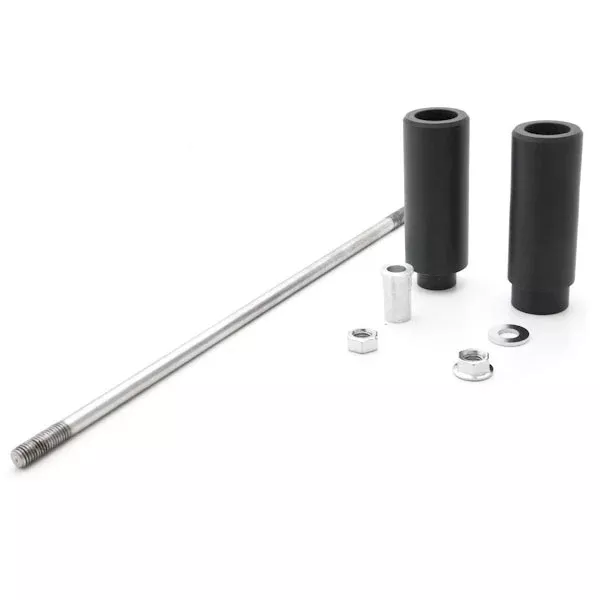 Suzuki SV650 / SV1000 / DL650 / DL1000 No Cut Black Frame Sliders (All Years)