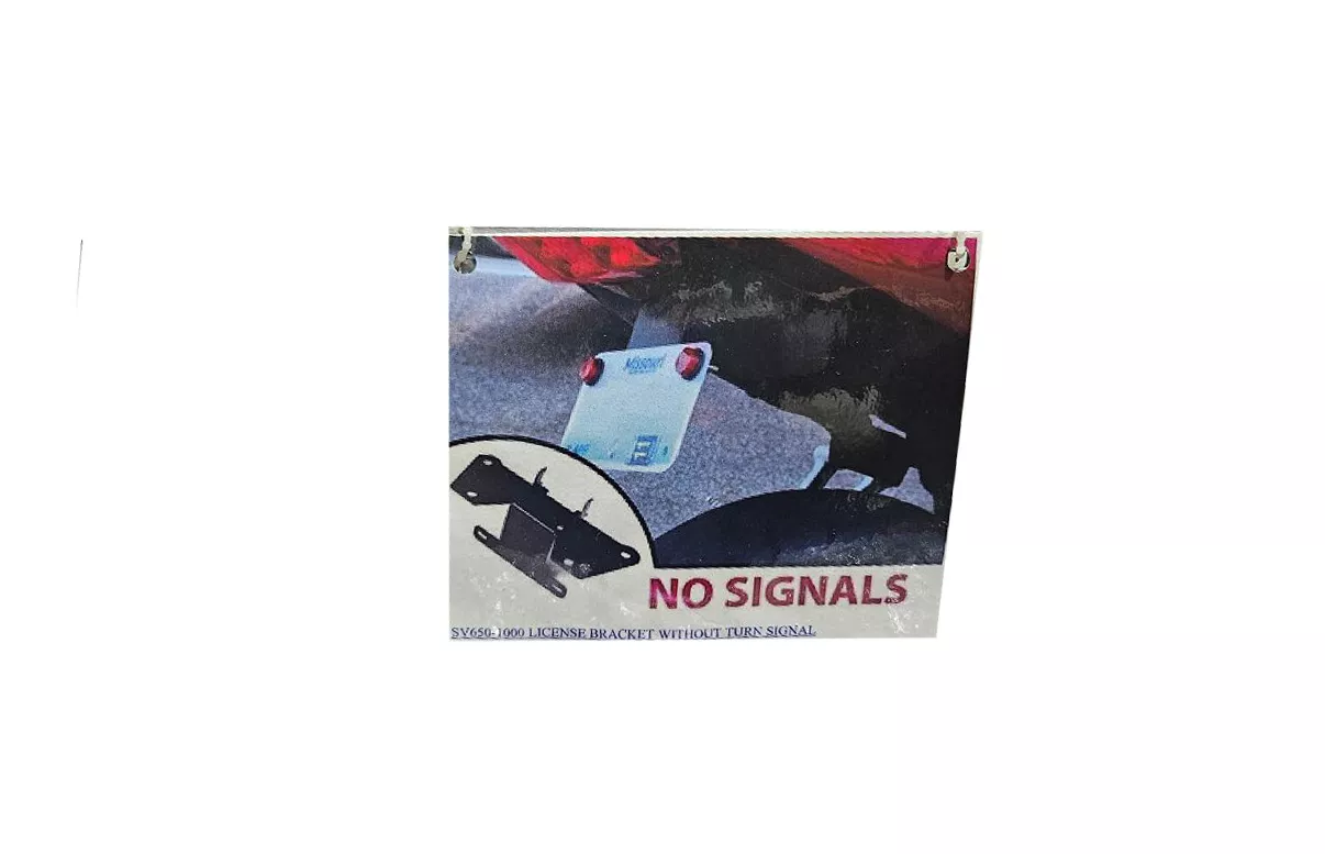 SV650-1000 LICENSE BRACKET W/OUT TURN SIGNAL