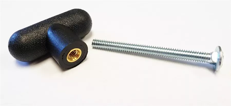 Swivel Tee Carriage Bolt and Knob Kit (Replacement)