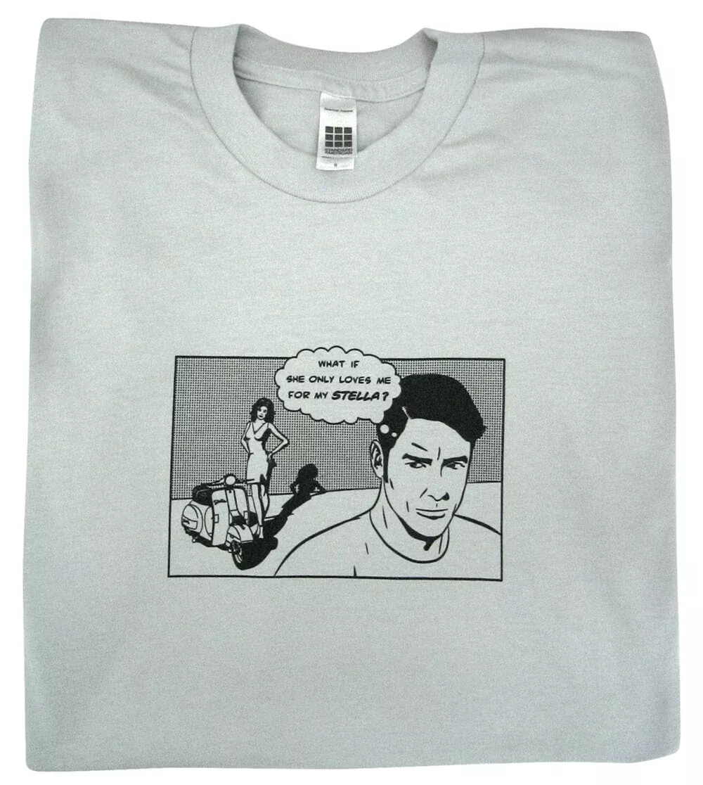 T-Shirt (Comic, Grey)