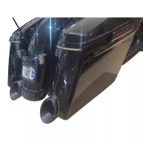 TAB Performance 50 Cal Slip-On Mufflers for 1995-2026 Harley Touring - Black