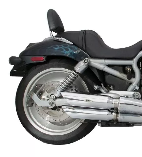 TAB Performance V-ROD Slash Cut Exhaust Pipes (BAFFLED) Chrome