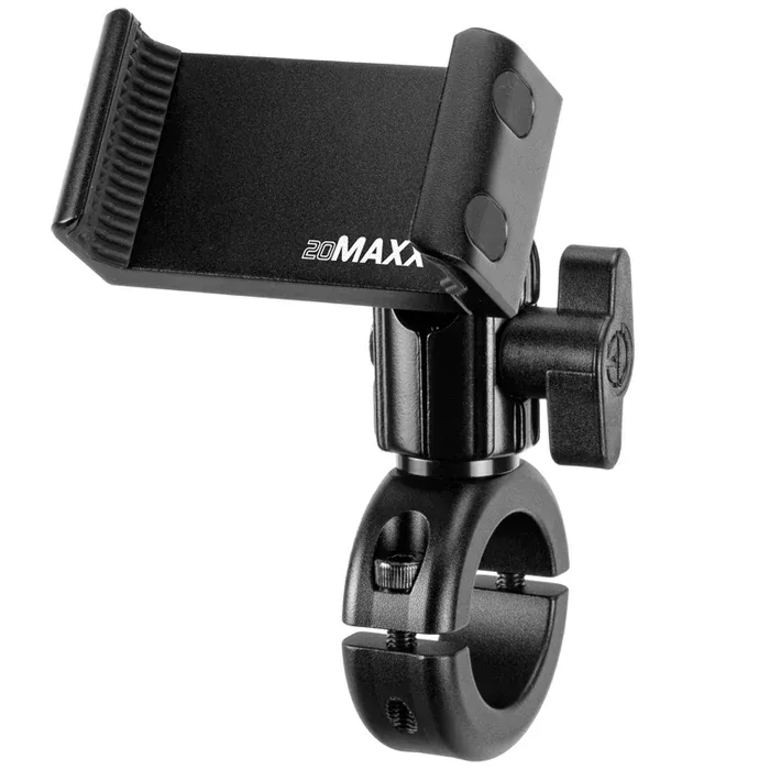 TACKFORM Enduro Motorcycle Phone Mount – Industrial Spring Cradle – Black