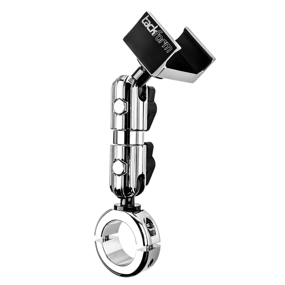 TACKFORM Phone Mount for 7/8″-1-1/4″ Handlebars Chrome