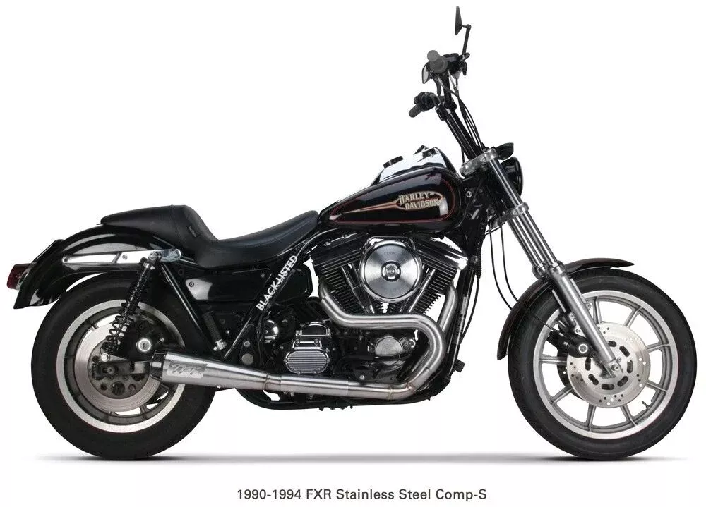 TBR COMP S 2:1 SATIN EXHAUST HARLEY DAVIDSON FXR MODELS