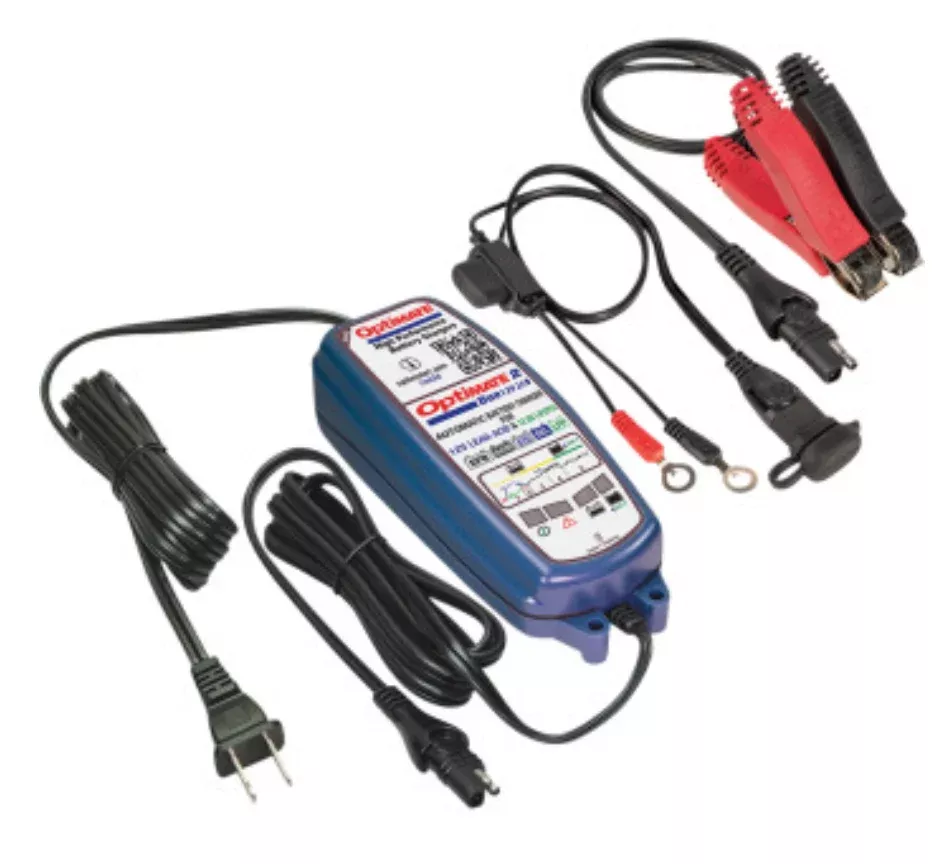 Tecmate Optimate™ 2 Duo Battery Charger/Maintainer/Tender (TM-551)