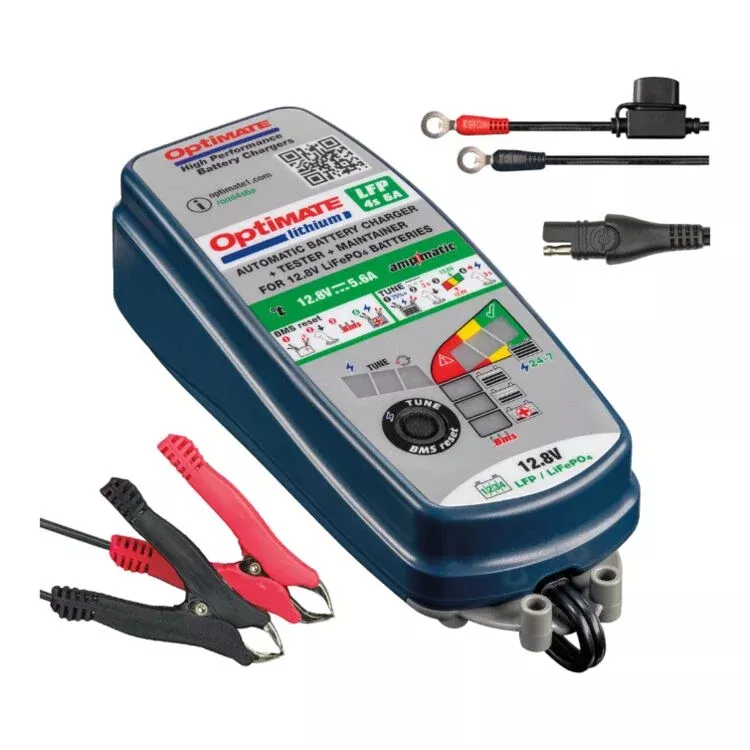 Tecmate OptiMate Lithium LFP 4S 6A Battery Charger & Monitor (Lithium)