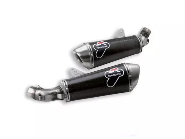 Termignoni 013CR Pair Of Racing Silencers Carbon Ducati Monster
