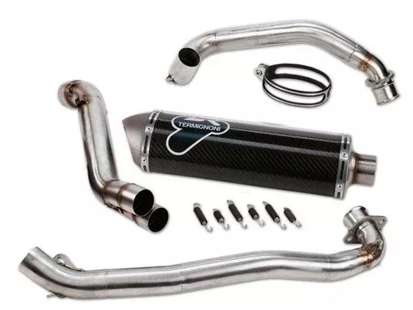 Termignoni 131CR Complete Racing High Exhaust Carbon Ducati Hypermotard 1100