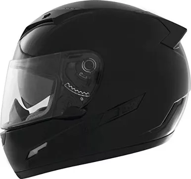 THH Helmets 646342 TS-80 Adult Street Motorcycle Helmet Black Medium