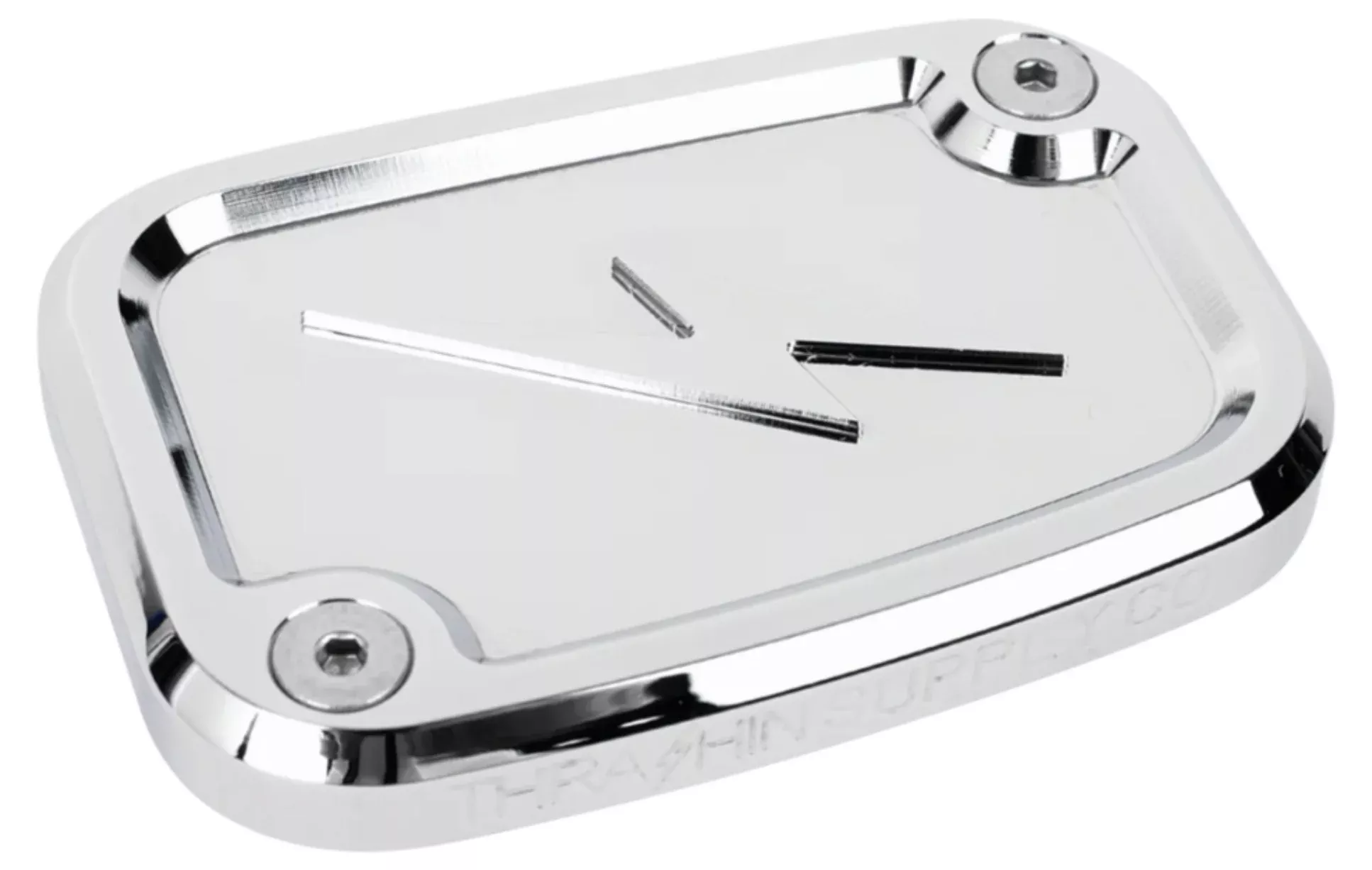 Thrashin Supply Co. Master Cylinder Cover – Front Brake – Chrome – for Harley-Davidson Softail Models (2018–2025)