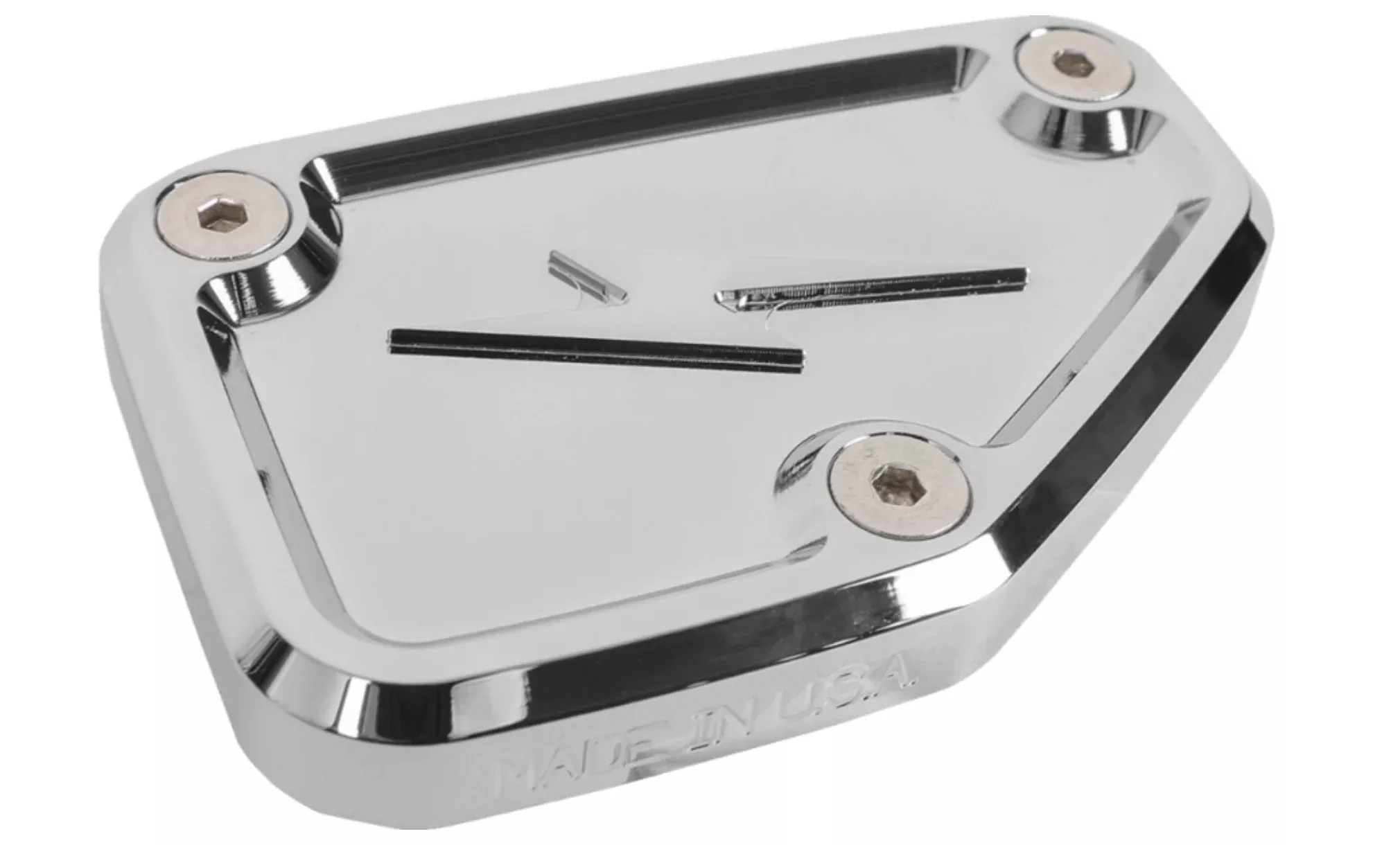 Thrashin Supply Co. Master Cylinder Cover – Front Brake – Chrome
