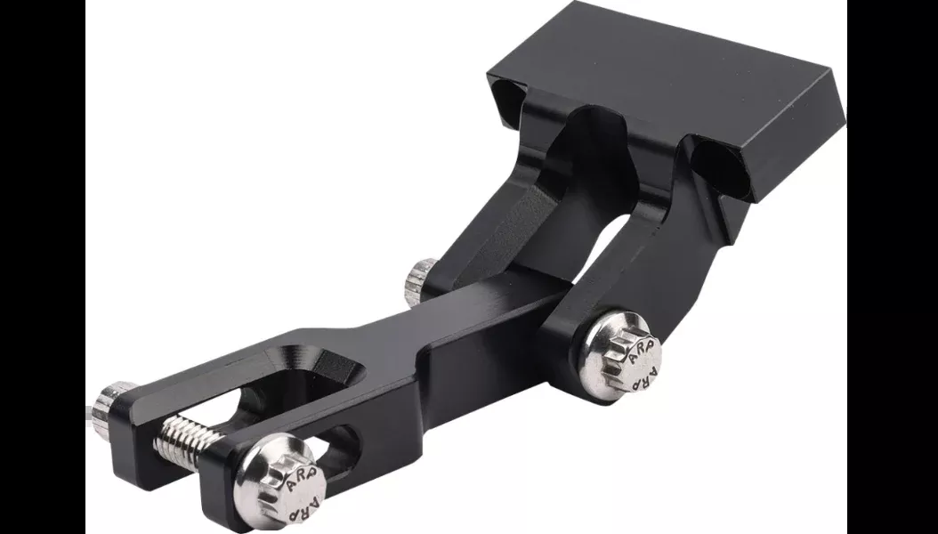 Thrashin Supply Co OG Riser Gauge Relocation Bracket - Black