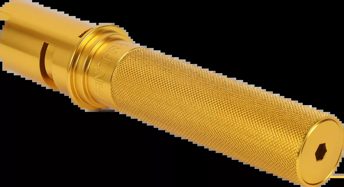 Throttle Tube - Knurled - 1" - Gen 2 TBW - Gold