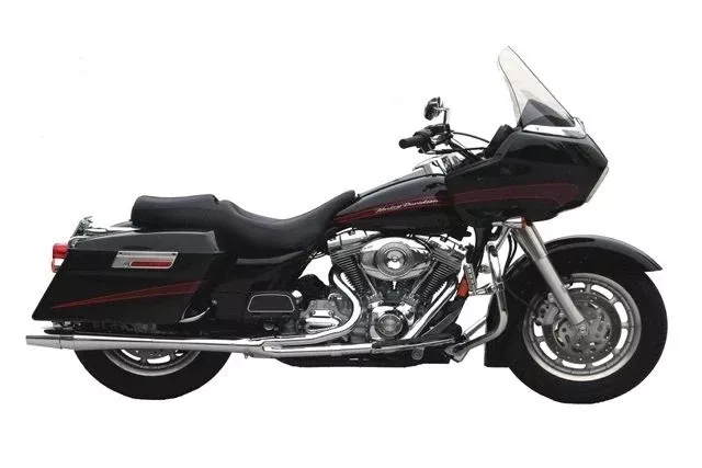 THUNDERHEADER RACING 2:1 LONG EXHAUST HARLEY DAVIDSON BAGGERS 07-09