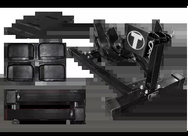Titan Bulldog Moto Cradle Wheel Chock-Package