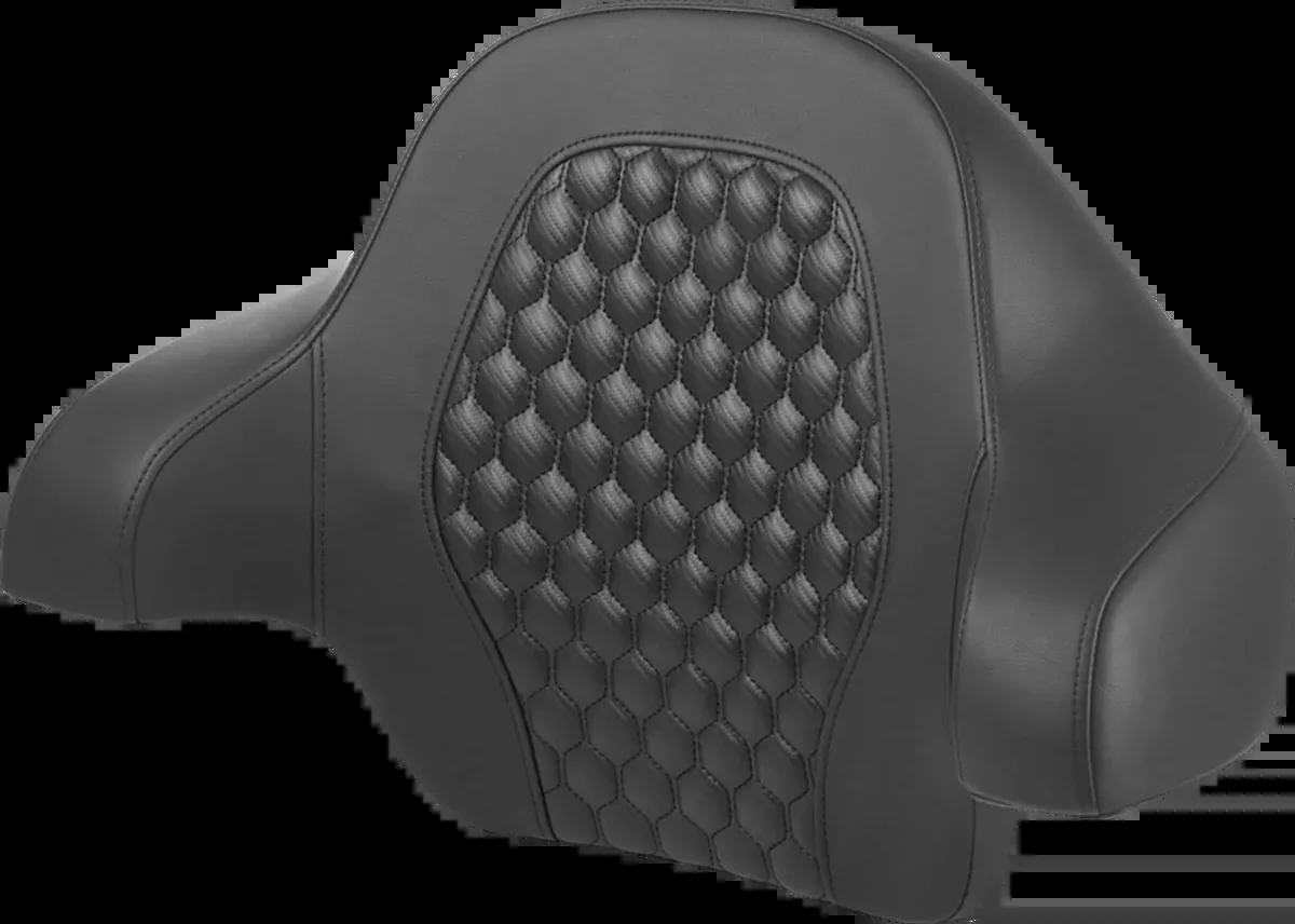 Tour Pack Backrest Pad - Honeycomb - Black Stitching - FL '14-'24