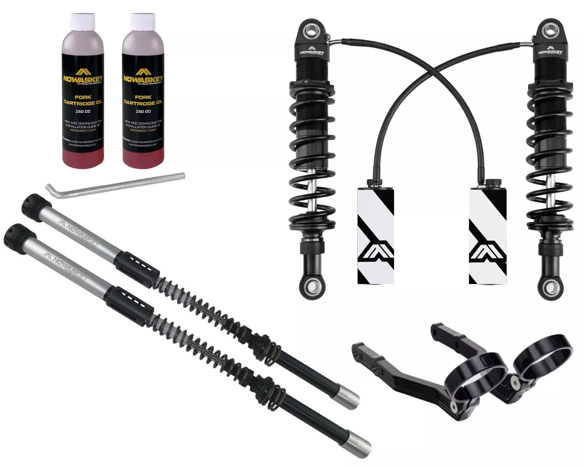 Touring Lowered Ride Height Suspension Package - Remote Reservoir Shocks